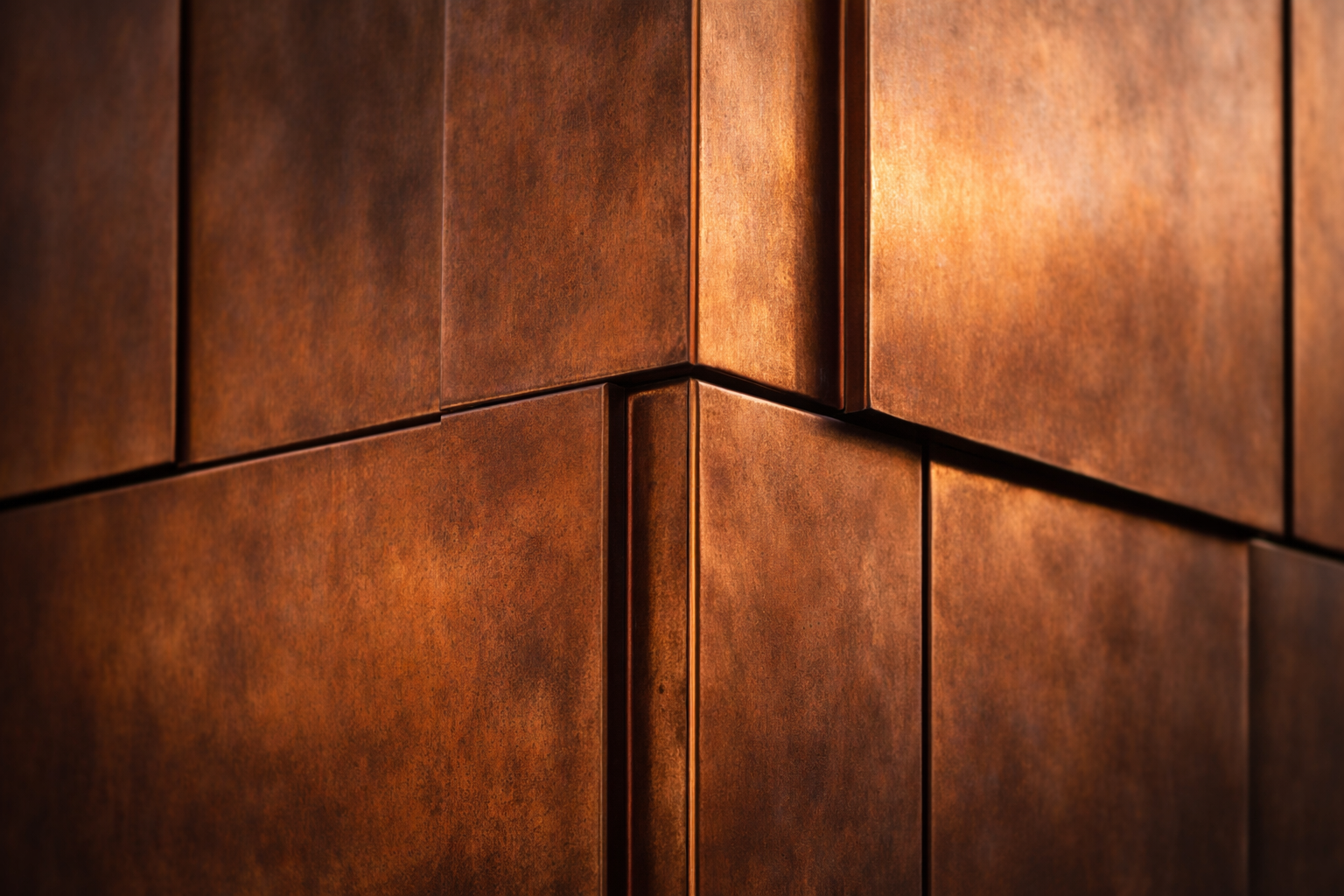 Copper Siding Detail